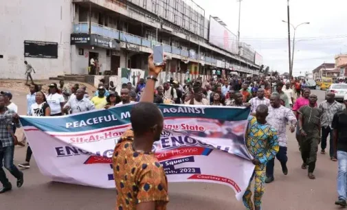 One dead as Enugu traders protest shops closure over sit-at-home ban