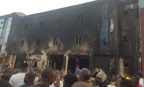 Property worth millions of naira destroyed as fire razes hotel in Anambra 