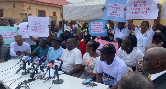 PHOTOS: Residents protest planned demolition of buildings in Trademore estate