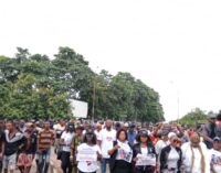 ‘Our mumu don do’ — Enugu residents protest IPOB’s sit-at-home order