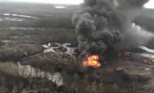 NAF destroys ‘illegal oil refining sites’ in Rivers