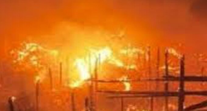 Fire guts section of plank market in Onitsha