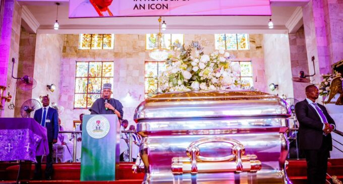 ‘A global banking icon ‘ — Shettima eulogises Subomi Balogun, FCMB founder, at funeral