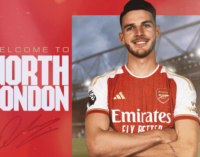 Declan Rice joins Arsenal from West Ham for record £105m