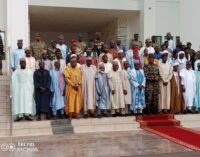 PHOTOS: Nigerian Muslim clerics meet Niger Republic coup leader