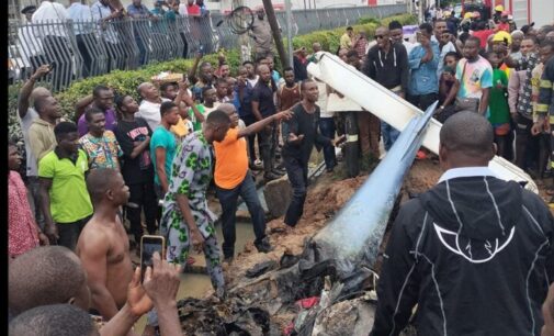 Two rescued as jet on test flight crashes in Lagos