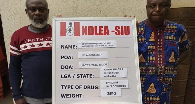 Four kingpins arrested as NDLEA bursts drug syndicates in Lagos