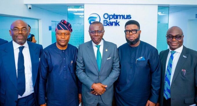 Governor Sanwo-Olu unveils Optimus Bank