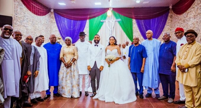 PHOTOS: Ex-senate presidents, former governors attend wedding of Ekweremadu’s son