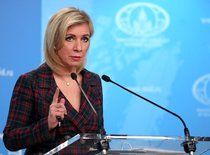 Maria Zakharova, spokesperson of the foreign ministry of Russia,