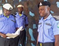 EXTRA: Police officer breaks down in tears after dismissal in Adamawa