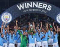 Man City beat Sevilla on penalties to win first Super Cup