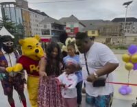 Cubana Chief Priest opens restaurant for 6-year-old son in Imo