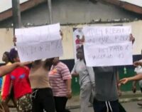 VIDEO: Rivers varsity female students protest over ‘robbery attacks’ on campus