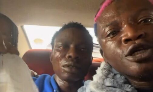 VIDEO: Portable and his artiste ‘attacked’ in Lekki