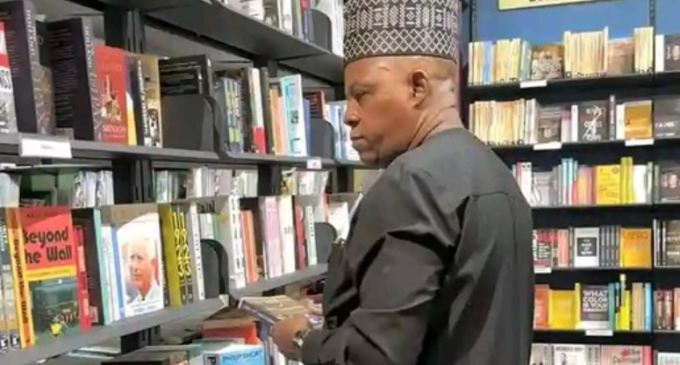 Book hunting with Mr Vice President