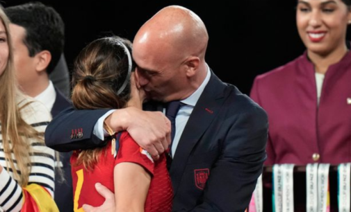 FIFA bans ex-Spanish FA chief for three years over World Cup kiss