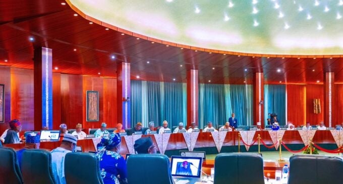 PHOTOS: Tinubu presides over inaugural FEC meeting
