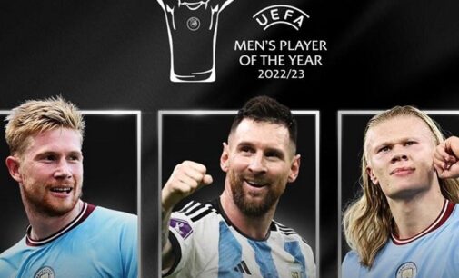 De Bruyne, Haaland, Messi nominated for UEFA player award