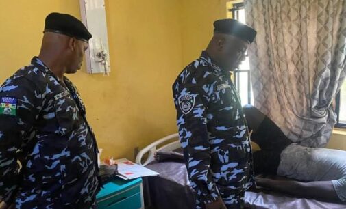 Anambra police commissioner visits officers injured during raid on IPOB hideouts