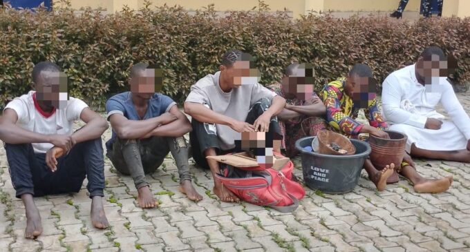 Suspected ritualist: I bathed with human skull to attract customers to my business