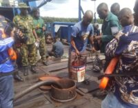 Troops arrest illegal oil vessel, 10 crew members in Rivers