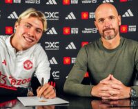 Manchester United complete £72m signing of Hojlund
