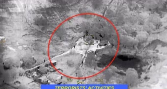 NAF airstrikes destroy terrorists’ hideout in Borno