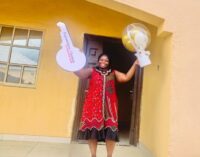 Natasha Akpoti gifts nanny two-bedroom house in Abuja