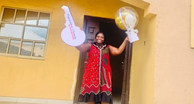 Natasha Akpoti gifts nanny two-bedroom house in Abuja