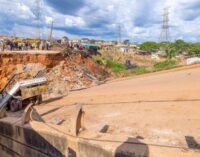 Peter Mbah visits site of collapsed bridge, decries ‘poor maintenance’ of federal roads