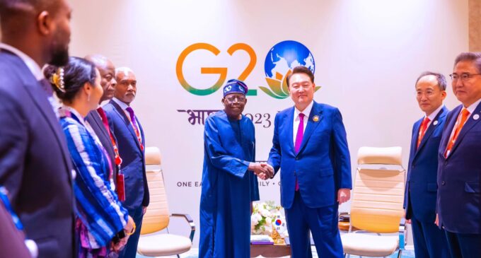 ‘We’ll leave nothing hanging’ — Tinubu woos Germany, South Korea, India to invest in Nigeria