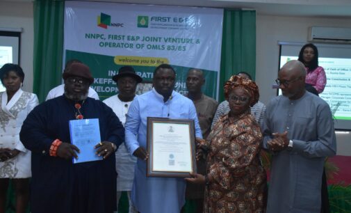 NNPC/FIRST E&P OML83 and 85 JV inaugurates development trust for host communities