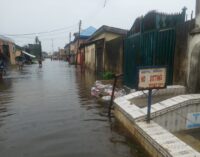 PHOTOS: Houses submerged as flood ravages Lagos communities