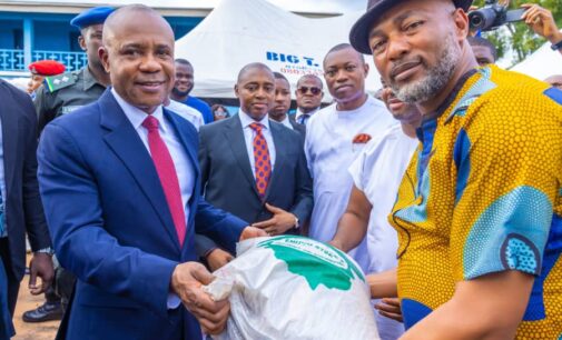 PHOTOS: Mbah flags off distribution of palliatives to Enugu residents