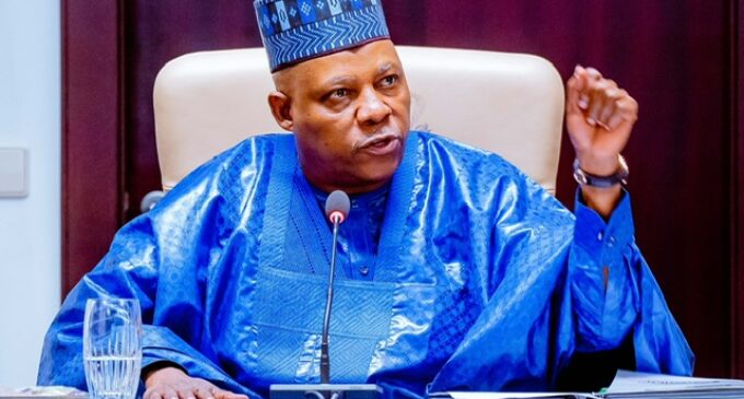 Shettima: We’re determined to turn Nigeria’s growing population into economic dividends