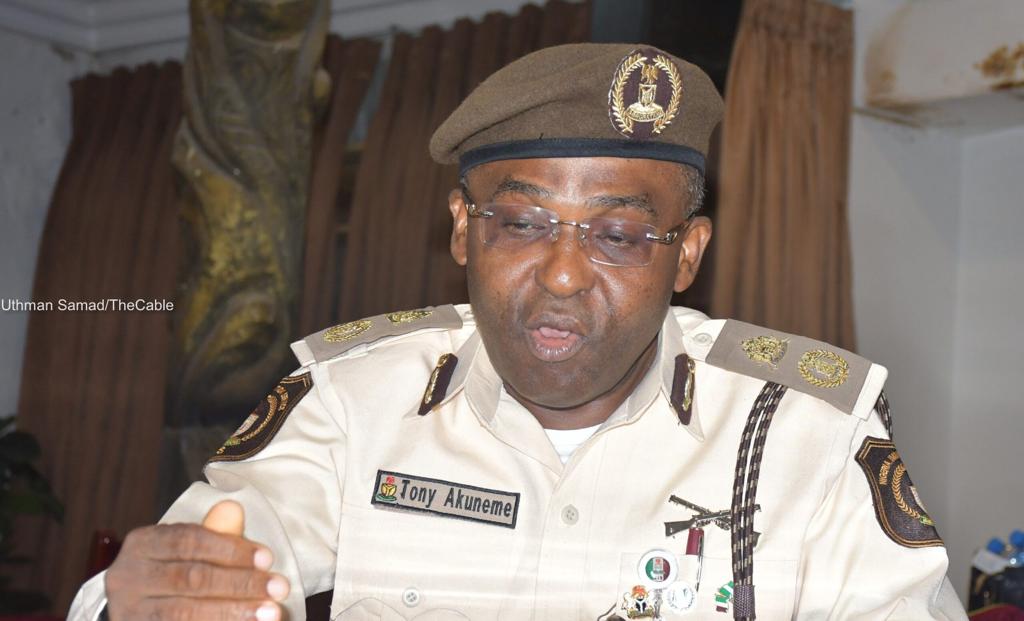 Tony Akuneme, comptroller of the FCT command of the NIS