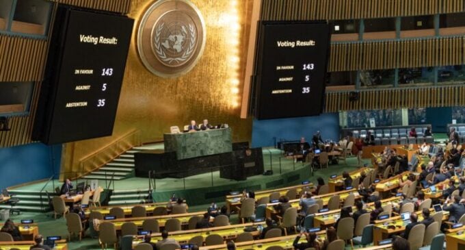 Report: Russia offering arms to countries in exchange for votes to rejoin UN human rights council