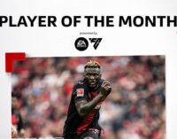 Nigeria’s Boniface wins Bundesliga player of the month for August