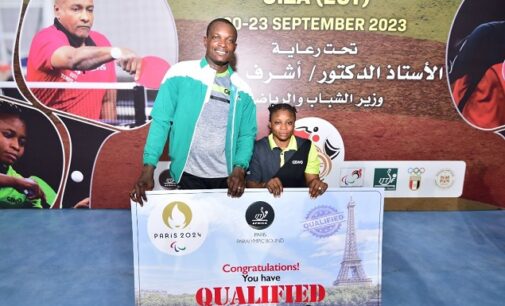 Paris 2024: Nigerian couple qualifies for Paralympics