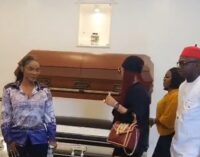 Iyabo Ojo, Tonto Dikeh get ‘free casket’ during shopping for late singer Mohbad