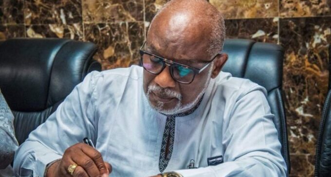 Akeredolu embarks on another medical leave, hands over to deputy
