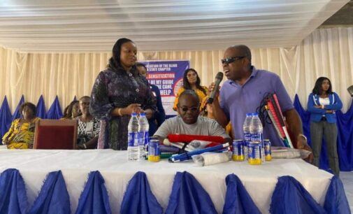 Anambra disability commission donates white canes to visually impaired community