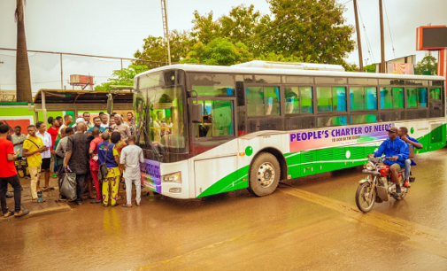 PHOTOS: Ebonyi provides free buses for workers, students