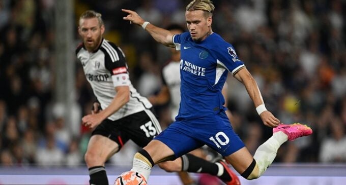 EPL: Mudryk scores first Chelsea goal in win over Fulham