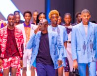 PHOTOS: Sanwo-Olu walks the runway at Lagos Fashion Week