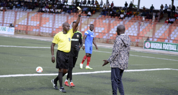 Stay away from match officials’ changing rooms or risk sanction, NPFL warns clubs