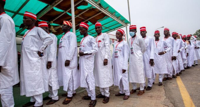 PHOTOS: Abba Yusuf, Kwankwaso present as Kano conducts mass wedding for 1,800 couples