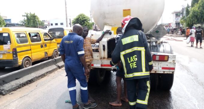 LASEMA averts disaster, contains gas tanker leakage in Lagos