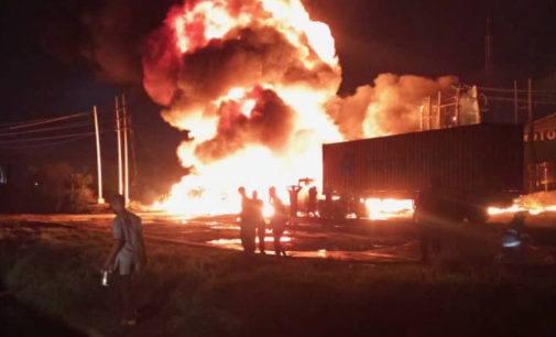 11 vehicles burnt in tanker explosion in Lagos